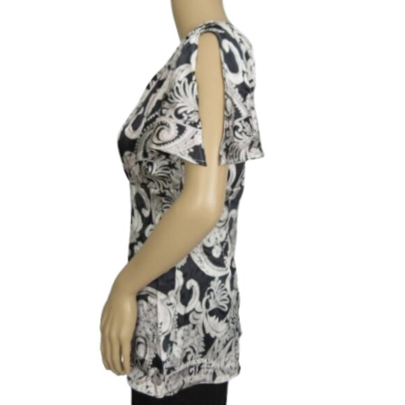 Cache One Shoulder Silk Ombre Blouse - Picture 3 of 6